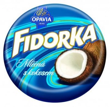 Fidorka mléčná s kokosem