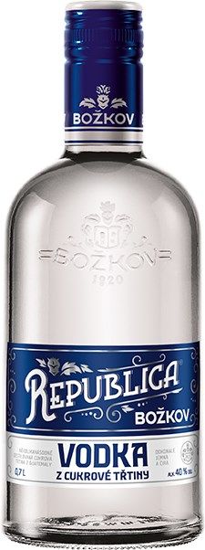 Božkov Republica Třtinová Vodka 40% 0.7l