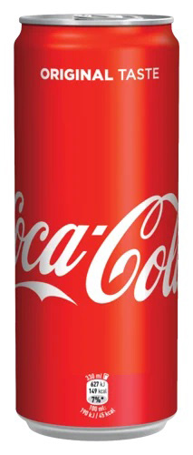 Coca Cola plech 0.33l